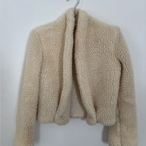 Cream Sherpa Jacket